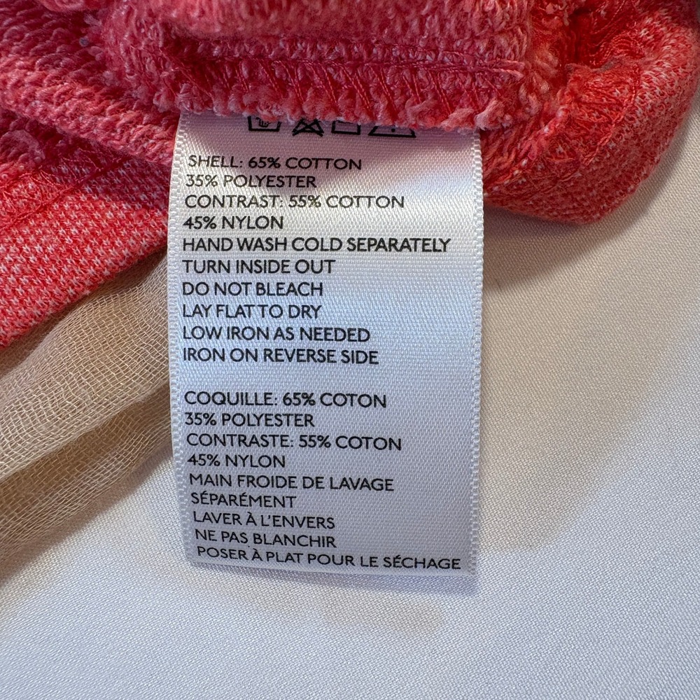 Pins & Needles Womens Coral/Lace Zip‎ Front Boho Wide Strap Corset Tank Top Sz M - Picture 9 of 9